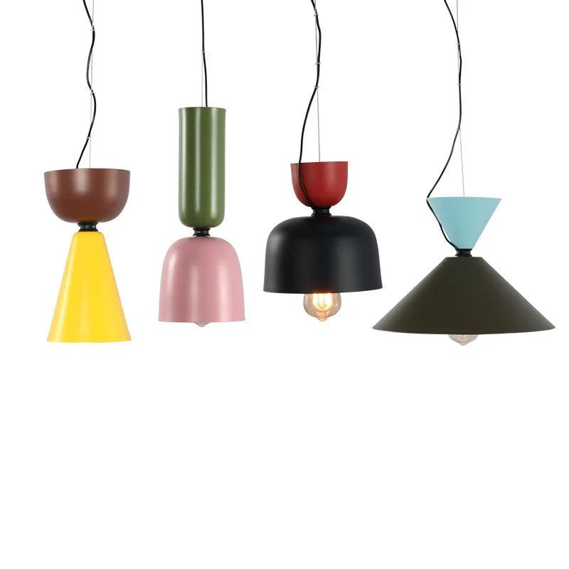 Afralia™ Macaron Pendant Light for Bedroom Kitchen Dining Room