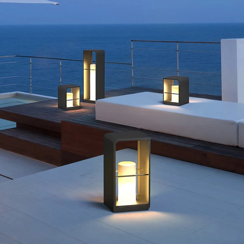 Afralia™ Solar Pathway Lights Outdoor LED Landscape Decor for Yard Patio Walkway