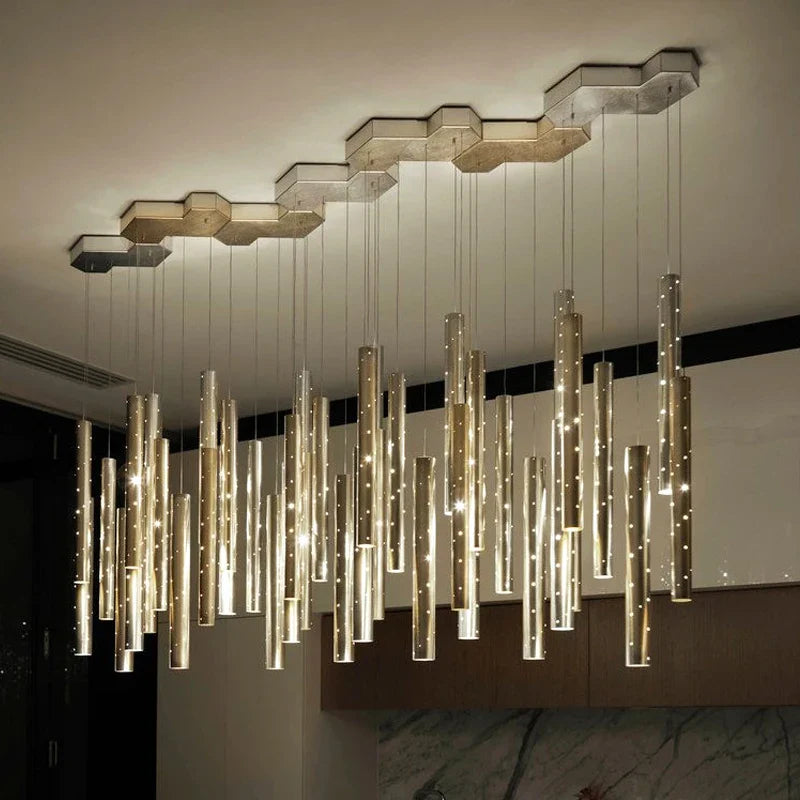 Afralia™ Modern Nordic LED Chandelier for Dining Room and Living Room