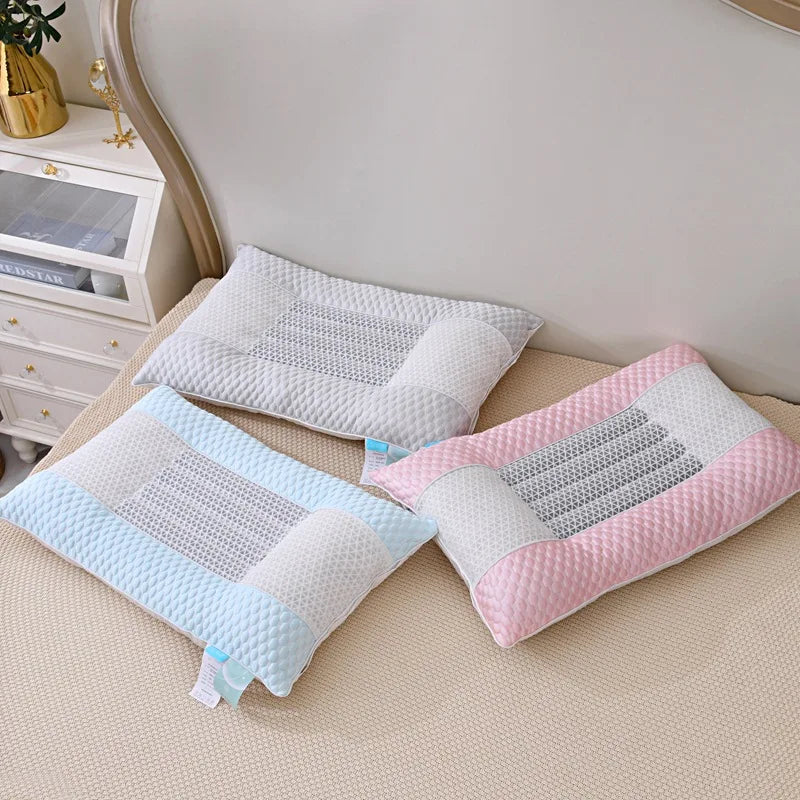 Afralia™ Silk Cassia Seed Cooling Pillow for Comfortable Sleep & Refreshing Coolness