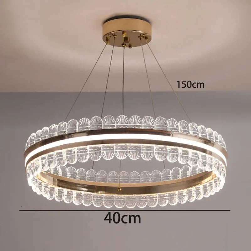 Afralia™ Modern LED Pendant Chandeliers for Living and Dining Room Lighting