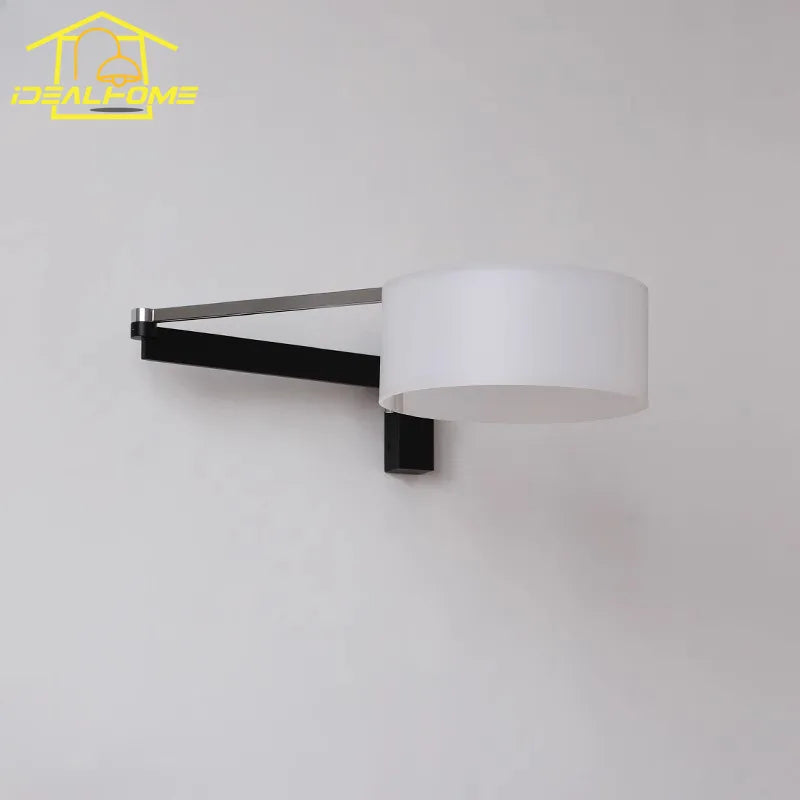 Afralia™ Retro Industrial Rocker Arm Wall Lamp LED E27 Art Decor Bedroom Reading