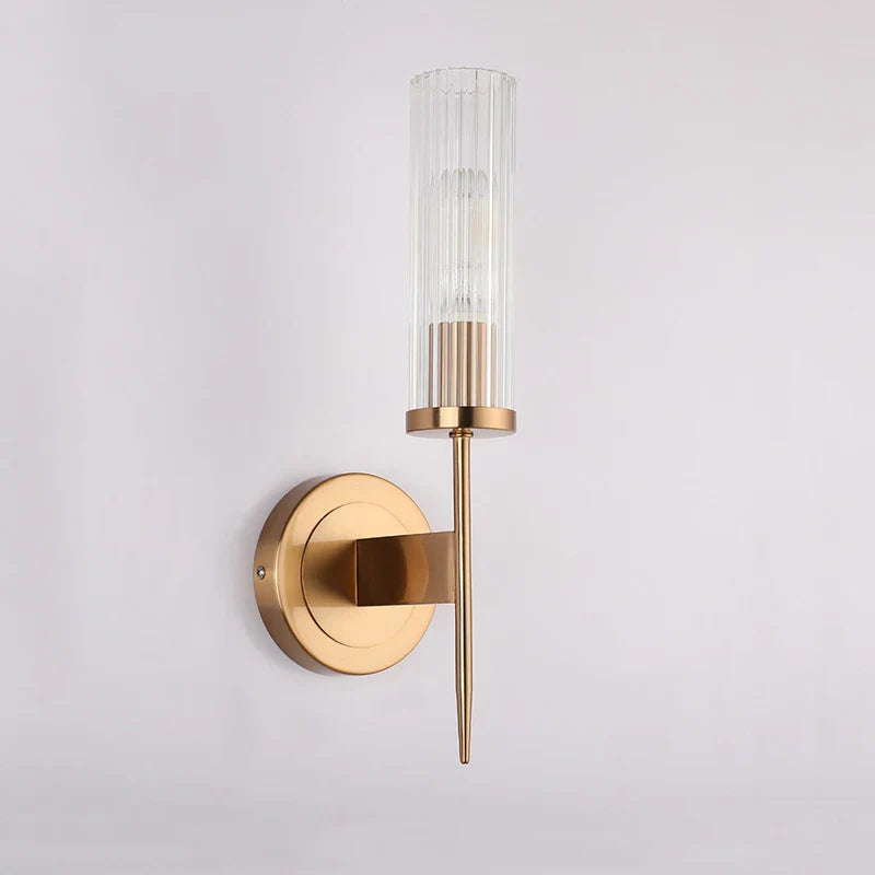 Afralia™ Europe Golden LED Wall Lamp 5W - Home Decor Bedroom Living Room Sconce