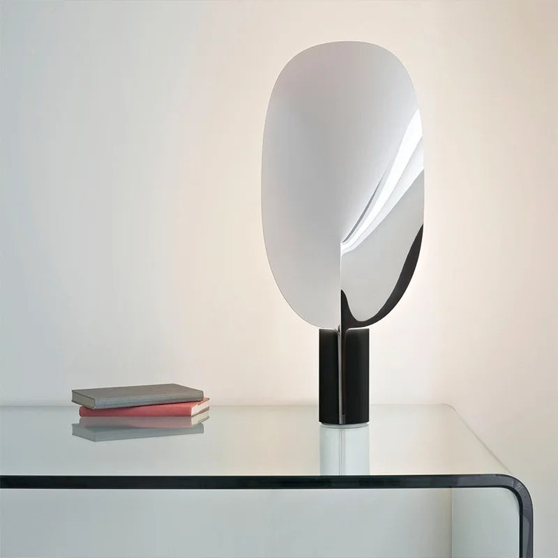 Afralia™ Metal Office Study Lamp, Minimalist Design, Table Night Light for Home Decor