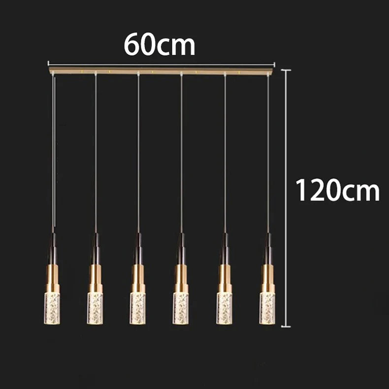 Afralia™ LED Chandelier Modern Dining Room Ceiling Light