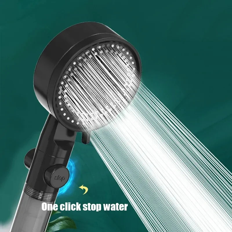 Afralia™ High Pressure Shower Head with Filter, Adjustable Handheld Spray Nozzle for Bathroom