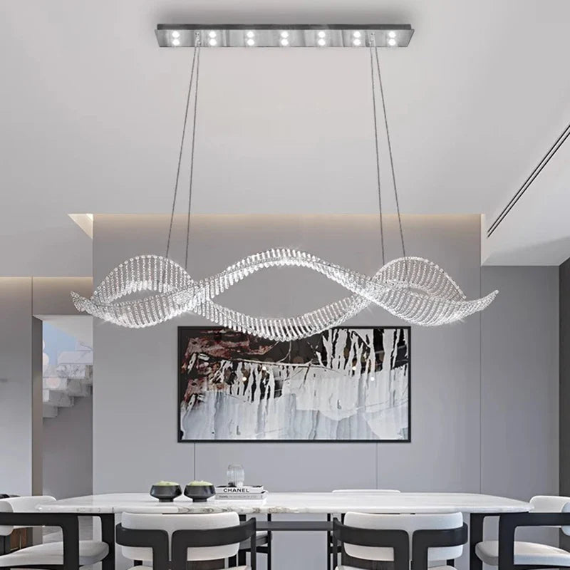 Afralia™ Modern LED Pendant Chandeliers for Living and Dining Room Lighting