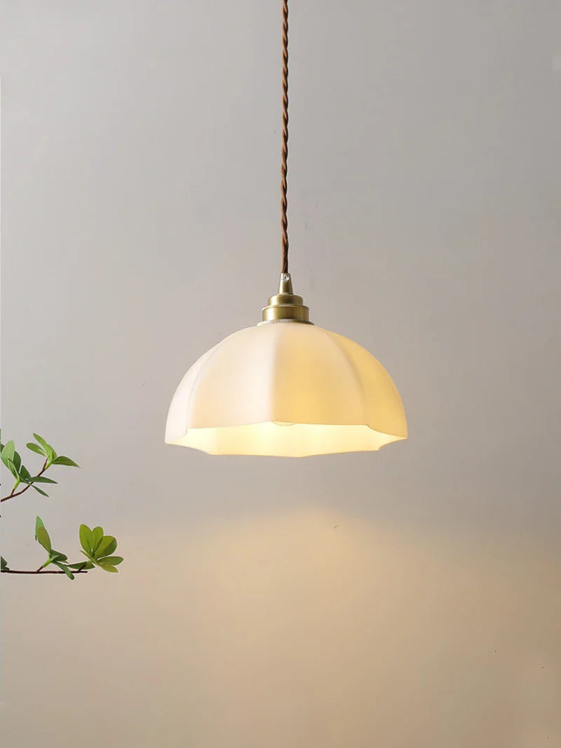 Afralia™ Metal Industrial Pendant Light with Glass Shade for Kitchen Office Dining Room