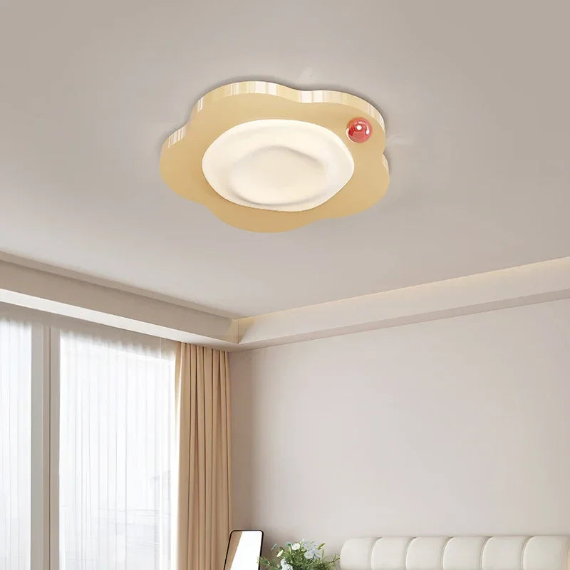 Afralia™ Cream Style LED Ceiling Light for Bedroom and Living Room Decor