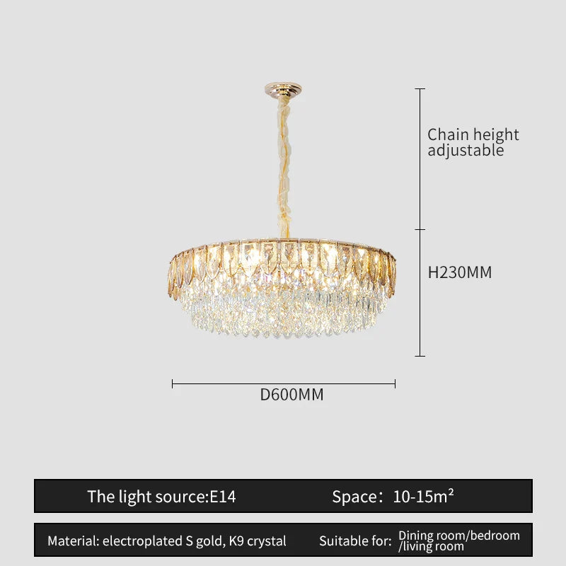 Afralia™ Crystal Chandelier: Modern Luxury Lighting for Home, Hotel, Restaurant