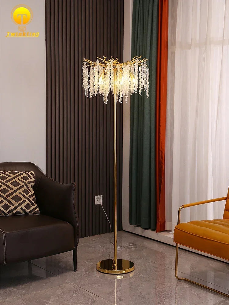 Afralia™ Nordic LED Floor Lamp - Modern Reading Light for Living Room and Bedroom