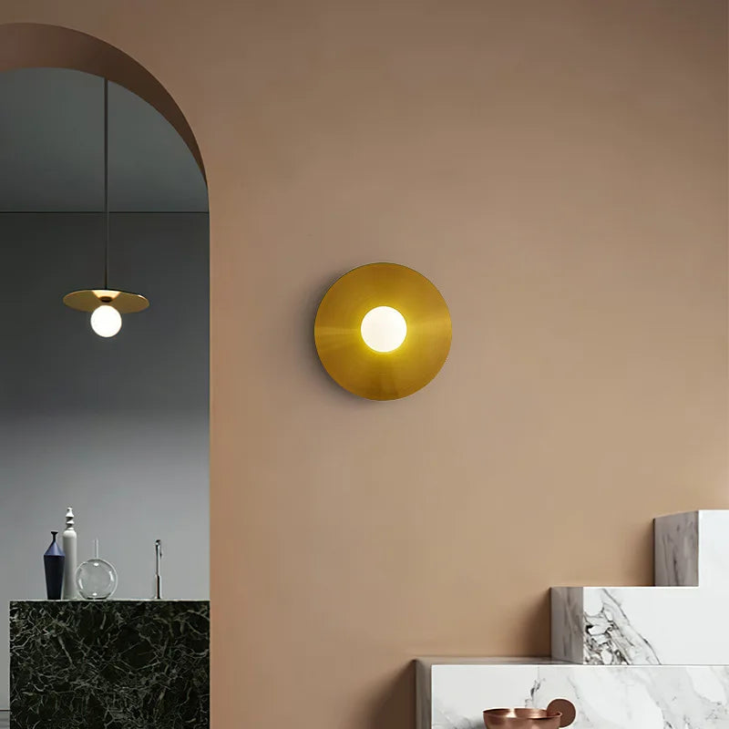 Afralia™ Minimalist LED Wall Lamp for Living Room, Bedroom, Aisle, Corridor.