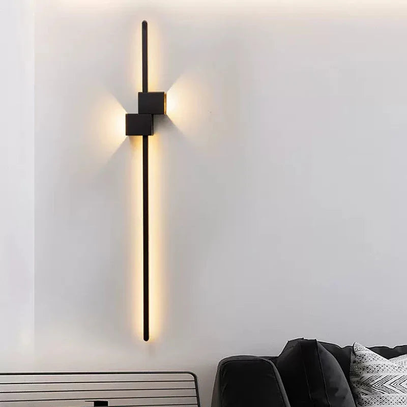 Afralia™ Modern LED Wall Lamp for Home Bedroom Living Room Hotel Sconce