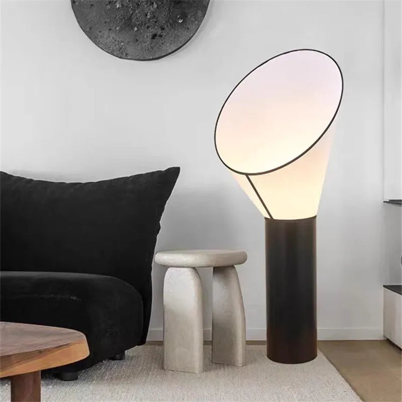 Afralia™ Horn Floor Lamp: Modern Minimalist Luxury Decorative Lighting for Bedroom and Hotel