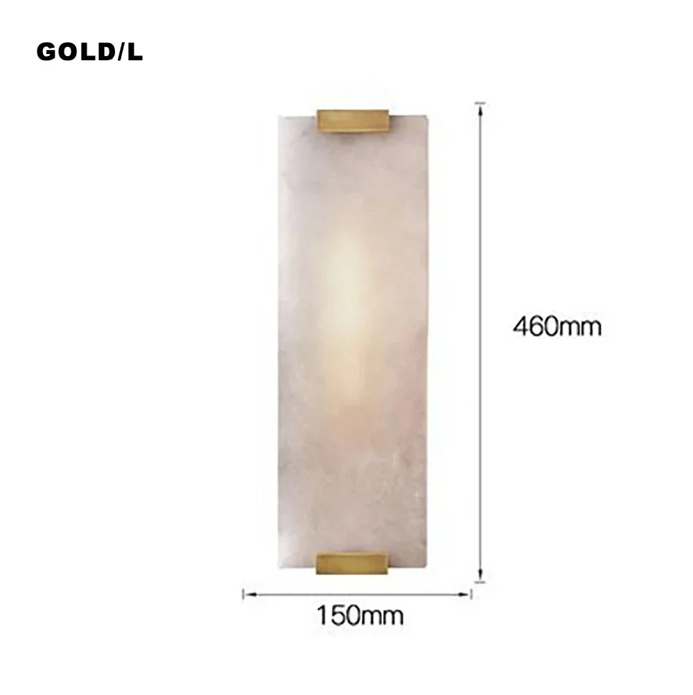 Afralia™ Marble Wall Lamp Gold Black G9 Bedside Luxury Indoor Light Fixture