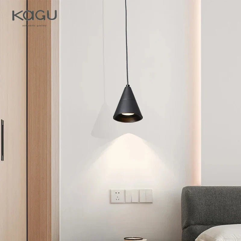 Afralia™ Modern Black White Pendant Light for Kitchen Bedroom Dining Room