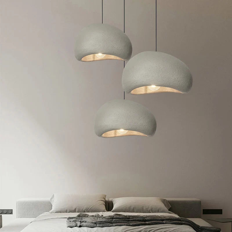 Afralia™ Nordic Wabi Sabi Pendant Lights for Minimalist Dining Room Decor