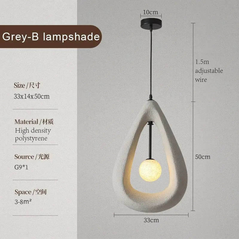 Afralia™ Nordic Design LED Pendant Lights Modern Living Room Chandelier