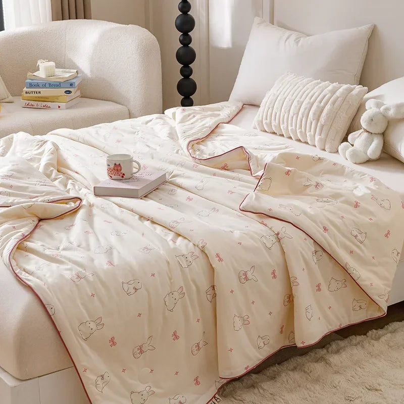 Afralia™ Cooling Summer Blanket | Soft & Breathable Natural Plant Comforter