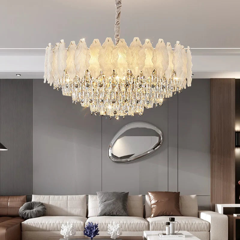 Afralia™ Crystal Chandelier: Modern Elegance for Living Room, Bedroom - High-End Luxury Lighting