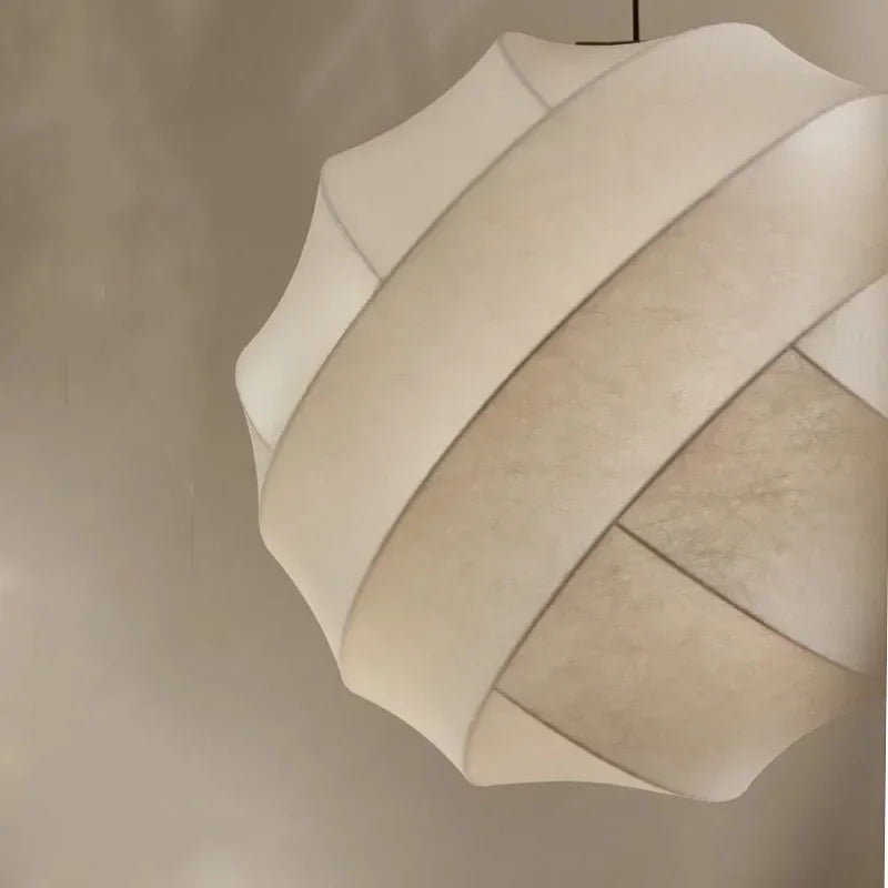 Afralia™ Wabi Sabi Silk Pendant Lamps - Minimalist Chandeliers for Home Decor
