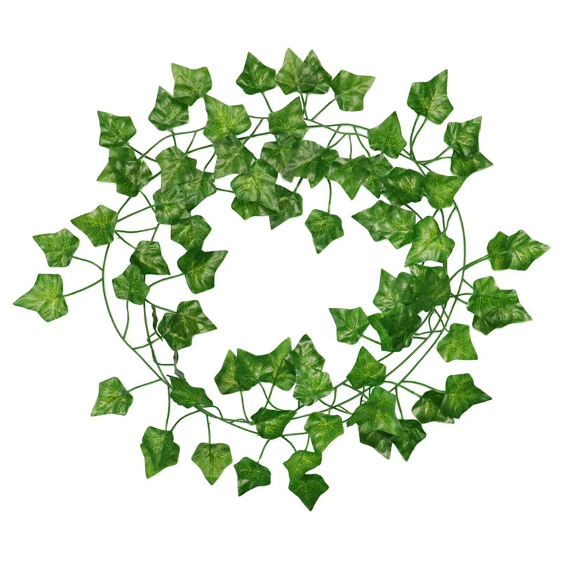 Afralia™ Ivy Green Fake Leaves Garland Vine Wall Decoration Artificial Plants