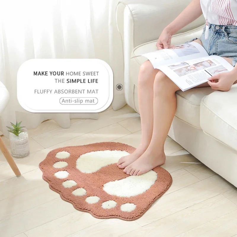 Afralia™ Plush Bathroom Rug | Super Absorbent & Anti-slip | Soft & Easy to Clean