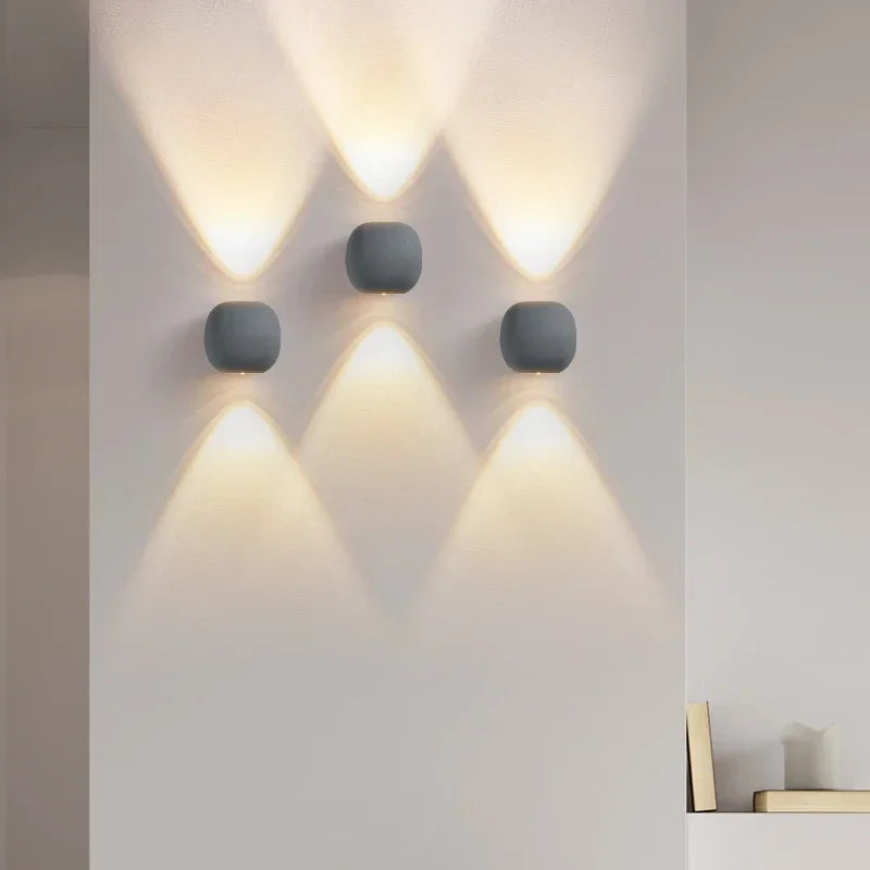 Afralia™ Waterproof Wall Light for Living Room Bedroom, Dimmable Bedside Lamp