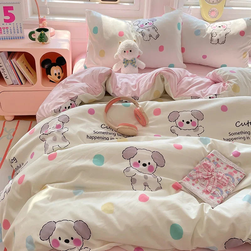 Afralia™ Floral Printed Cotton Quilt Cover Sets - Soft & Breathable Bedclothes