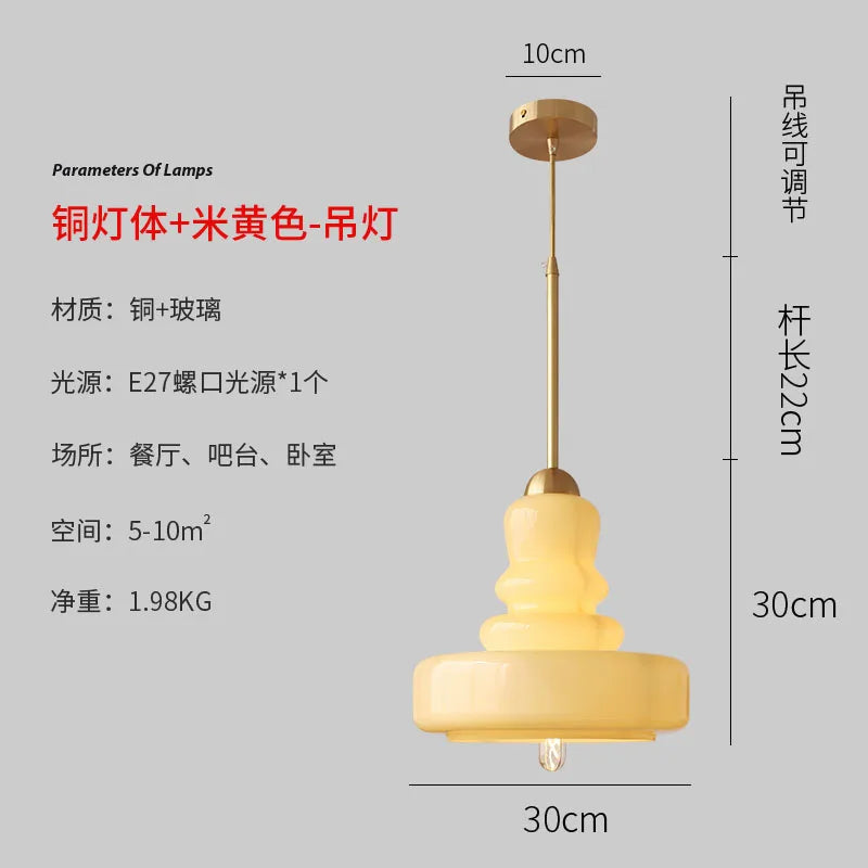 Afralia™ Colorful Gourd Pendant Lights for Restaurant, Kitchen, Bedroom, Bar, Dining Room