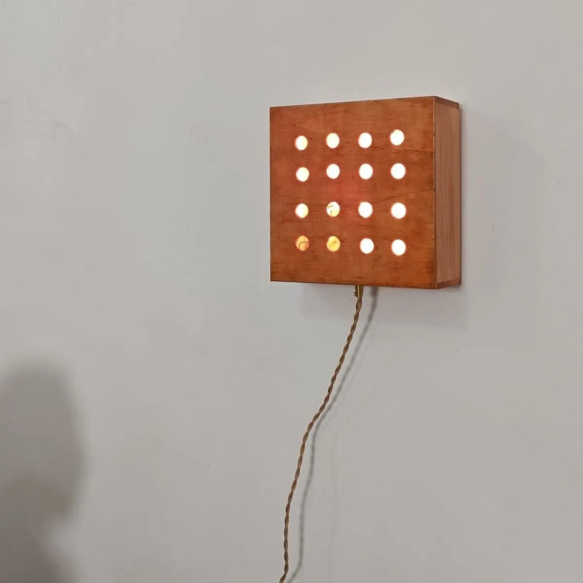Afralia™ Cave Box Retro Wall Light: Artistic Master Bedroom Headboard & Living Room Feature.