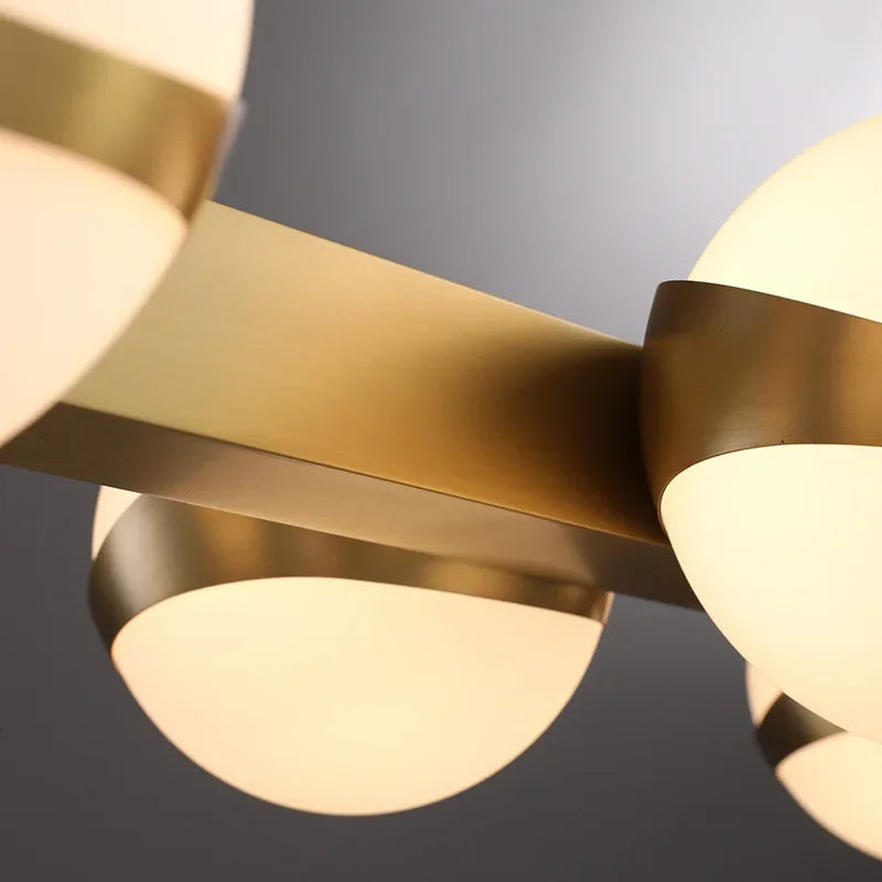 Afralia™ LED Acrylic Pendant Lights for Home Decor Luminaires