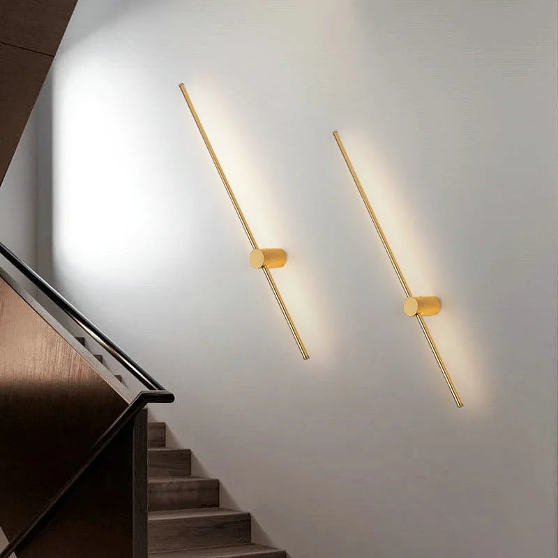 Afralia™ Modern Slim Wall Sconce & Ceiling Light for Bedroom Living Room