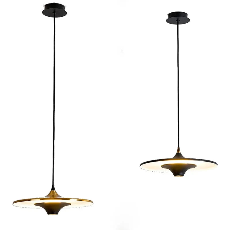 Afralia™ Nordic UFO LED Chandelier for Dining Table and Bedroom Decor