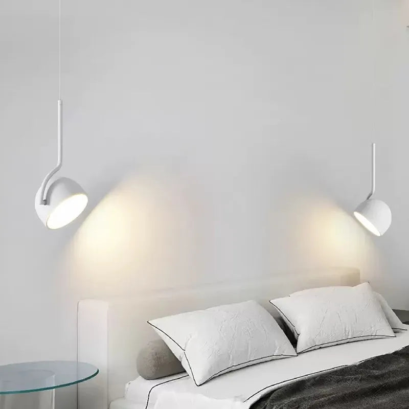 Afralia™ Spoon Iron LED Pendant Light for Minimalist Illumination in Living Spaces