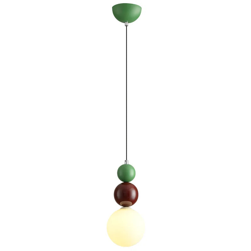 Afralia™ Nordic Macaroon Pendant Light for Bedroom and Living Room LED Hanging Lamps