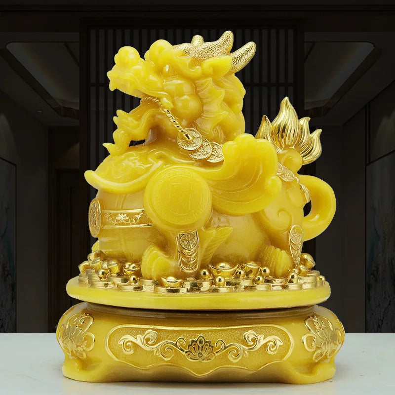 Afralia™ Wealth Toad Brave Ornament: Feng Shui Living Room Decor Gift