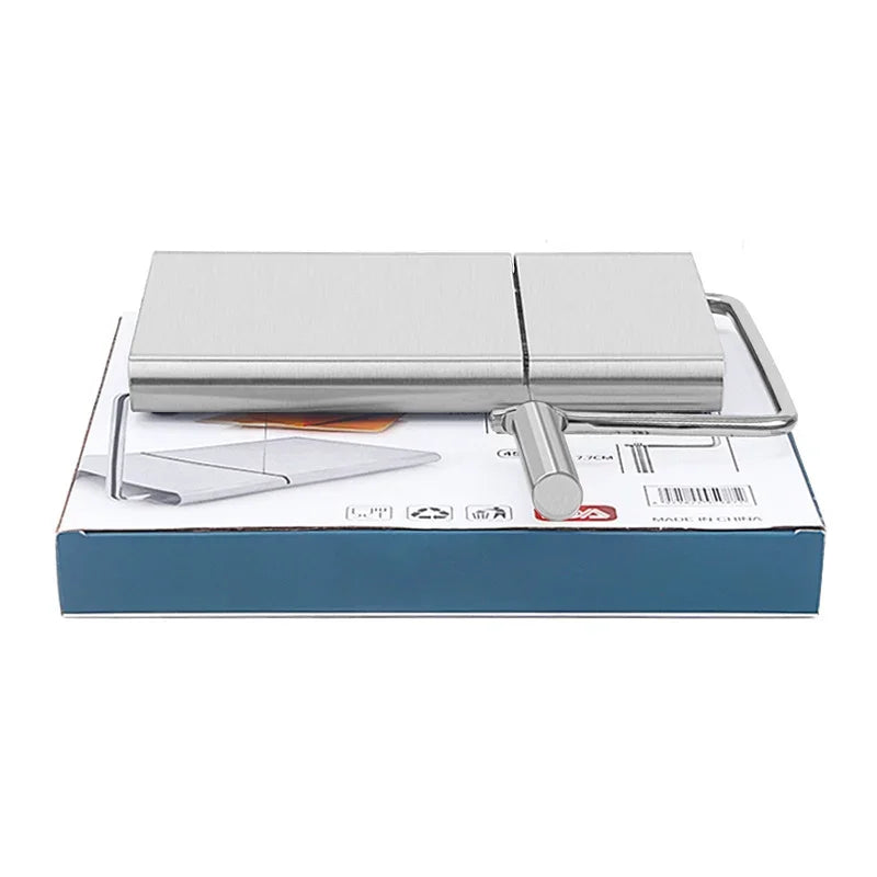 Afralia™ Cheese Slicer & Wire Cutter Board Set for Hard & Semi Hard Cheese