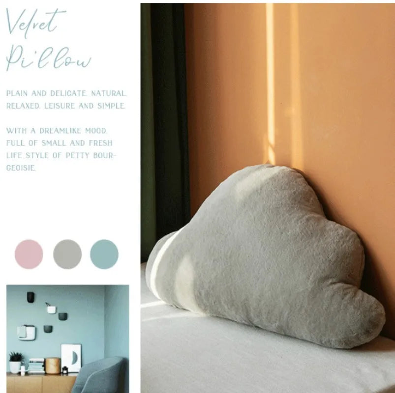 Afralia™ Soft Cloud Pillow for Kids - Cute Plush Bed Decorative Cushion