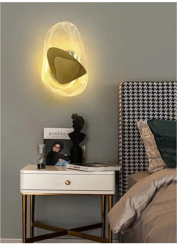 Afralia™ Crystal Wall Lamp: Modern Bedroom & Living Room LED Lighting