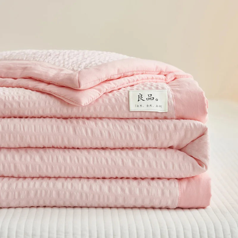 Afralia™ Ice Cream Air Bubble Yarn Summer Quilt - Grade A Blanket