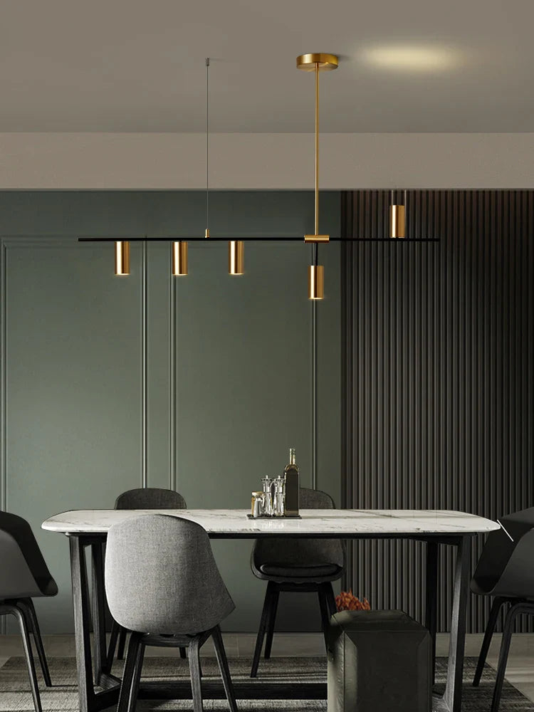 Afralia™ Nordic Plated Chandeliers: Elegant Dining Table & Bar Pendant Lamps