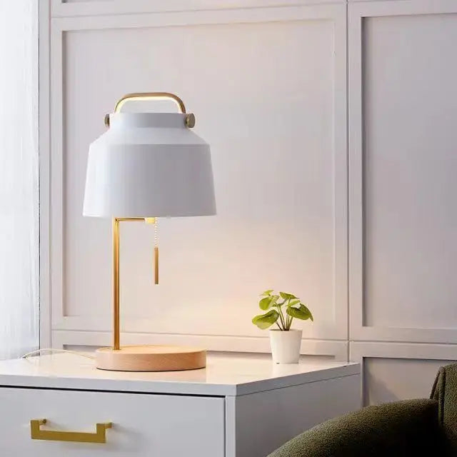 Afralia™ Nordic Macaron Table Lamp Modern Bedroom Bedside Light LED E27