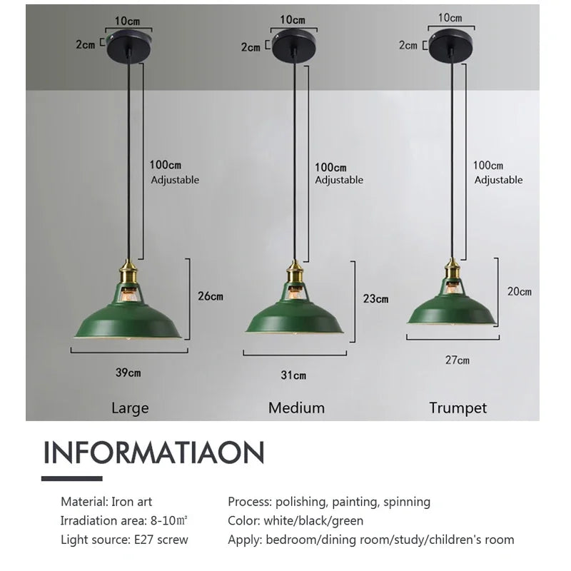Afralia™ Nordic Creative Chandelier - Loft Vintage LED Lustre Pendant Lamps