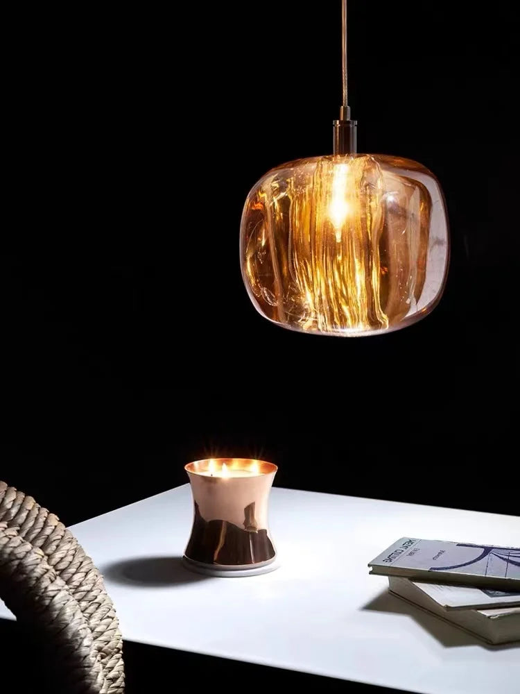 Afralia™ Nordic Crystal Ceiling Chandelier LED Light for Living Room, Bedroom, Dining Room, Kitchen