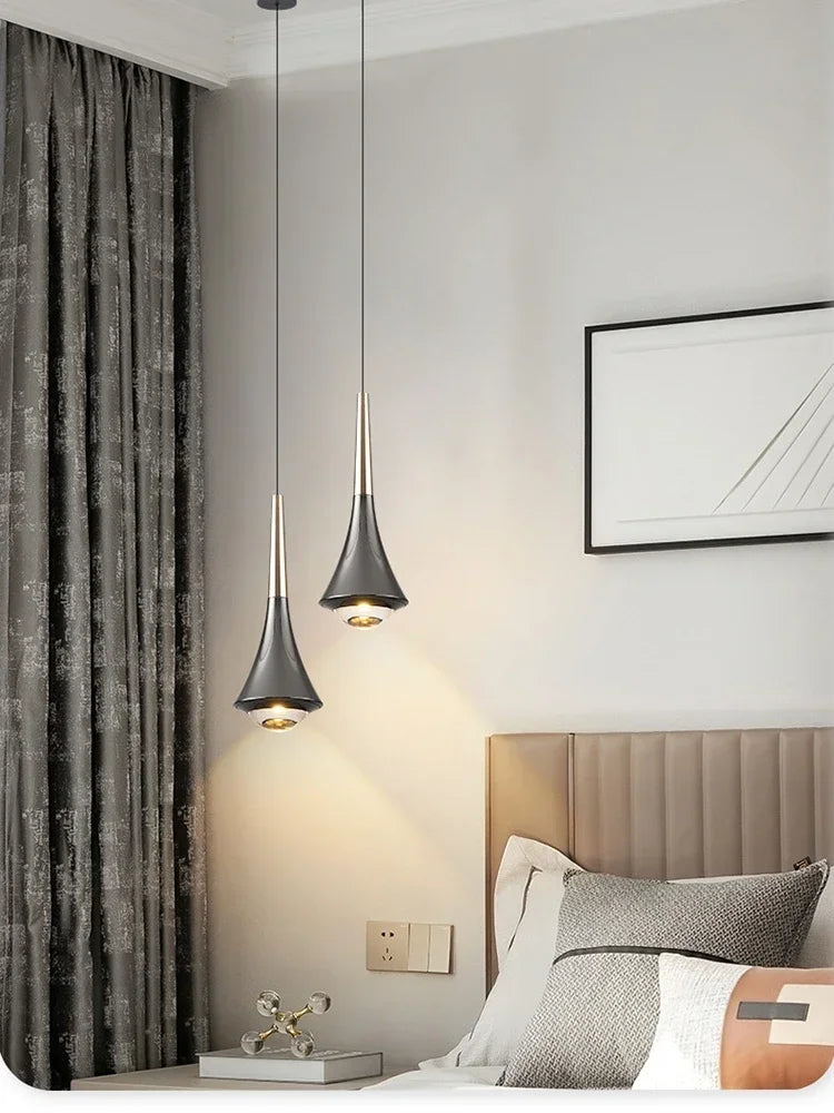 Afralia™ Modern LED Pendant Light Fixture for Bedroom Living Room Kitchen Dining Home Decor