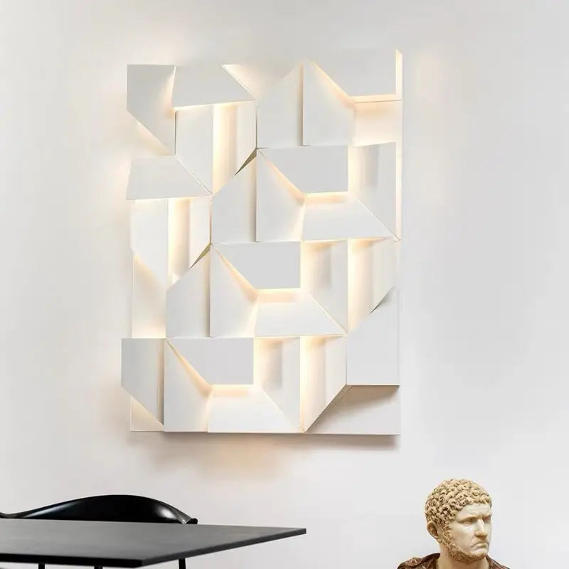 Afralia™ Grand Sconce Lamp: 3D Wall Shadows for Home Indoor Decor