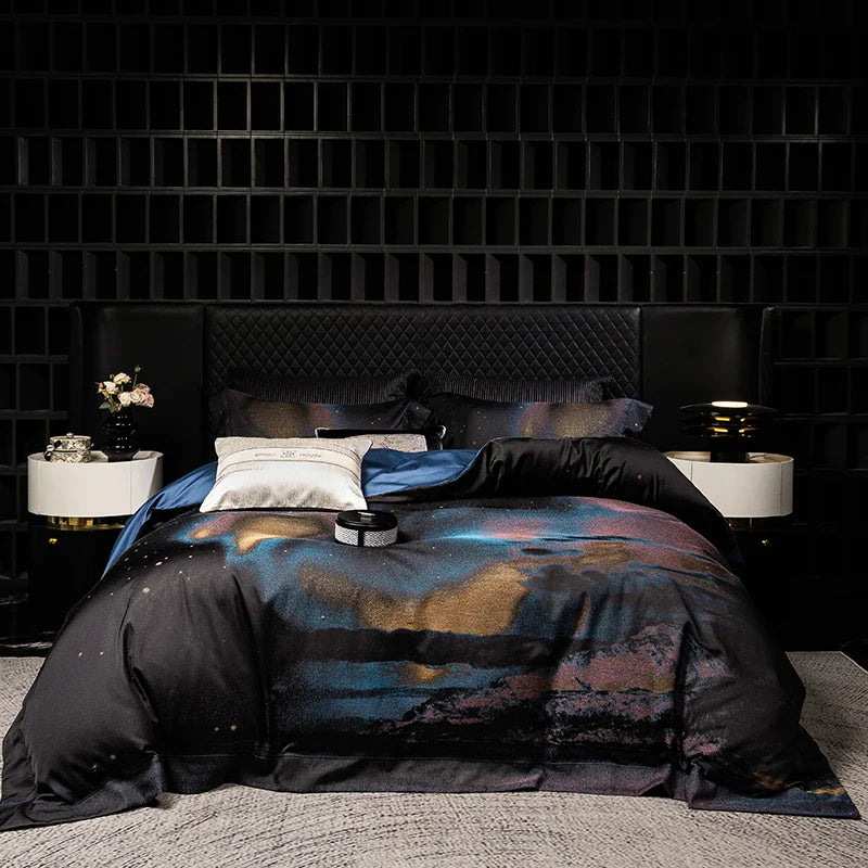 Afralia™ Luxury Jacquard Egyptian Cotton Bedding Set