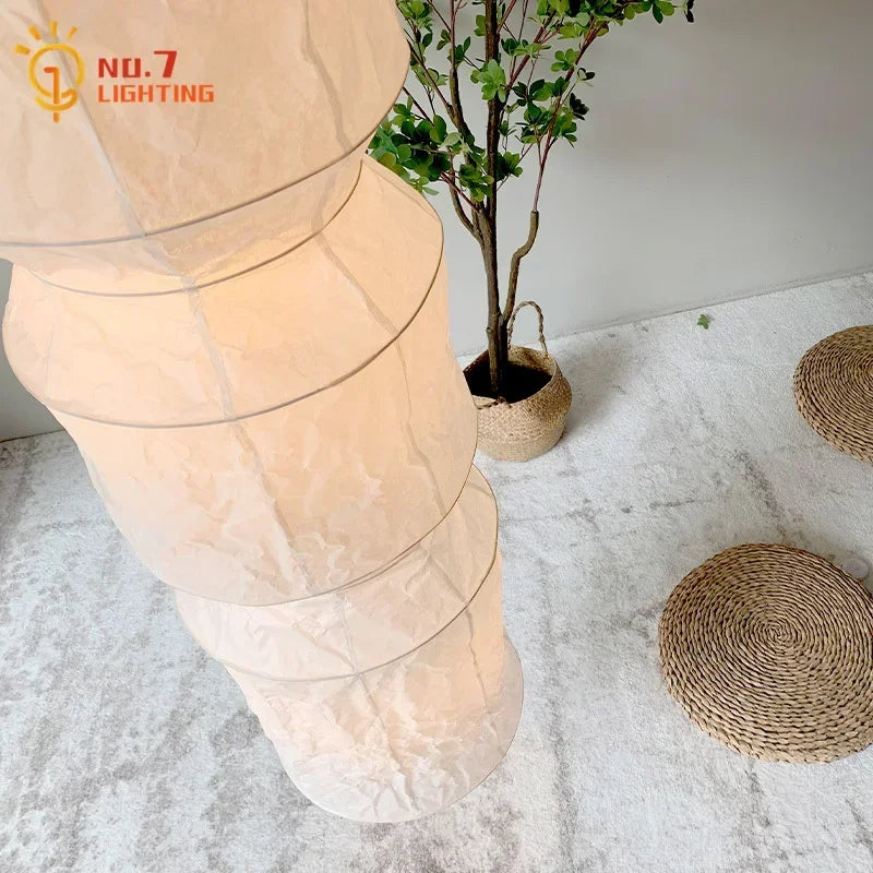 Afralia™ Noguchi Pendant Lights: Japanese Retro Rice Paper Hanging Light Fixtures for Home Decor