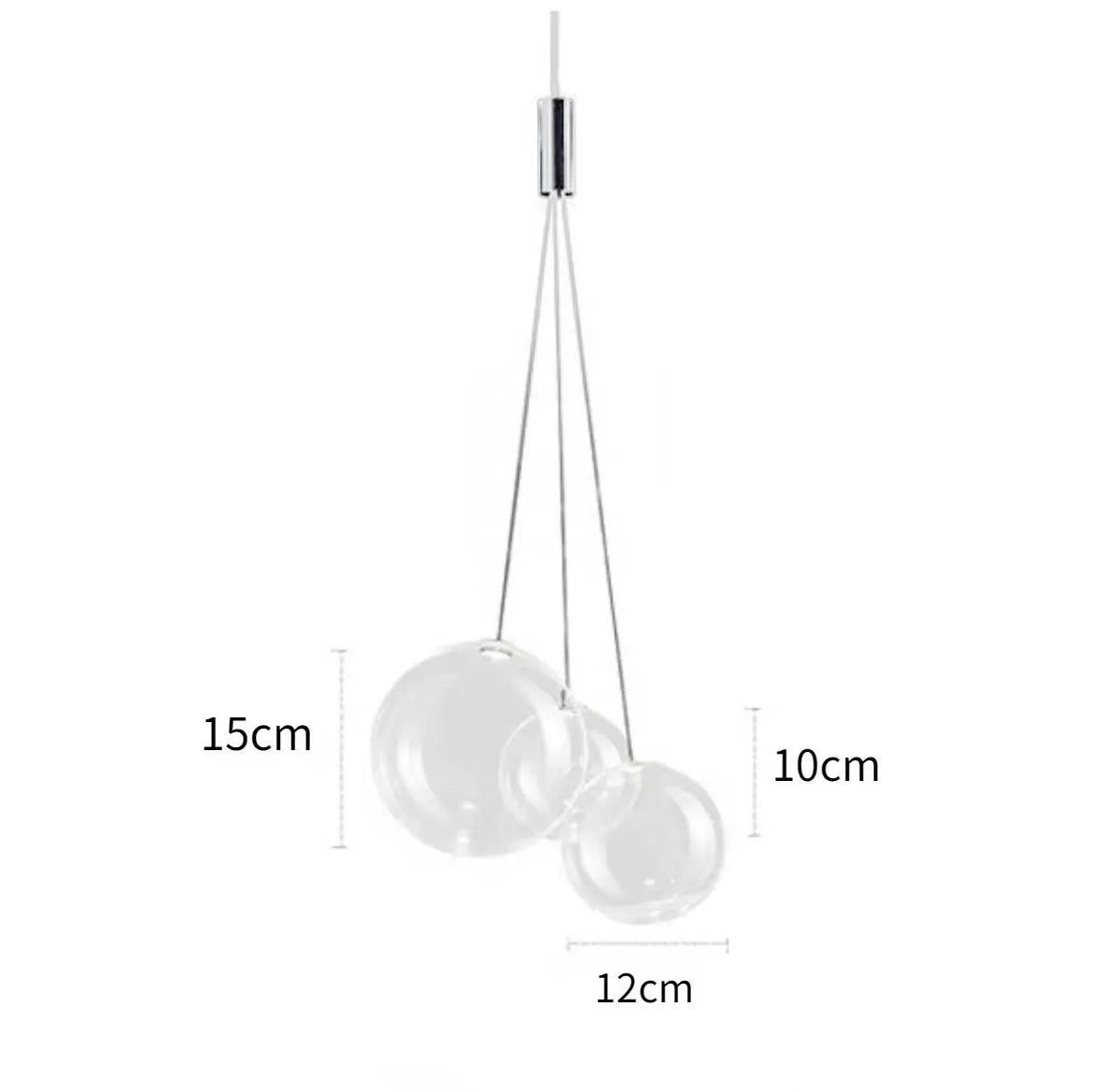 Nordic Glass Cluster Pendant Light by Afralia for Stylish Home Decor